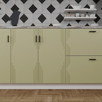 Кухонный фасад Бренхам Нефрит